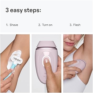 Braun IPL Mini, SilkExpert Mini, IPL Hair Removal for Women and Men, Permanent Laser Hair Reduction At-Home, IPL1111