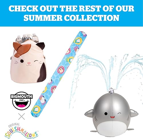 Miniatura 5 de BigMouth x Squishmallows - Flotador inflable grande original para piscina, anillo de natación para adultos y niños, suministros para fiestas en la