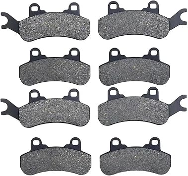 8Pcs Motorcycle Front Rear Brake Pads Set For Can-Am Maverick X3/MAX/Sport/Trail 715900386 715900380 715900379 MTVTFECEWG