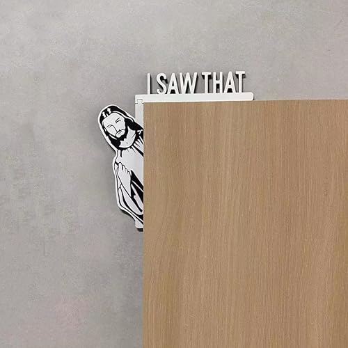Miniatura 4 de Marco de puerta con texto en inglés "I See You I Saw That Jesus Sign I Saw Jesus Door Sit Decor Christian Home Door Corner Decor