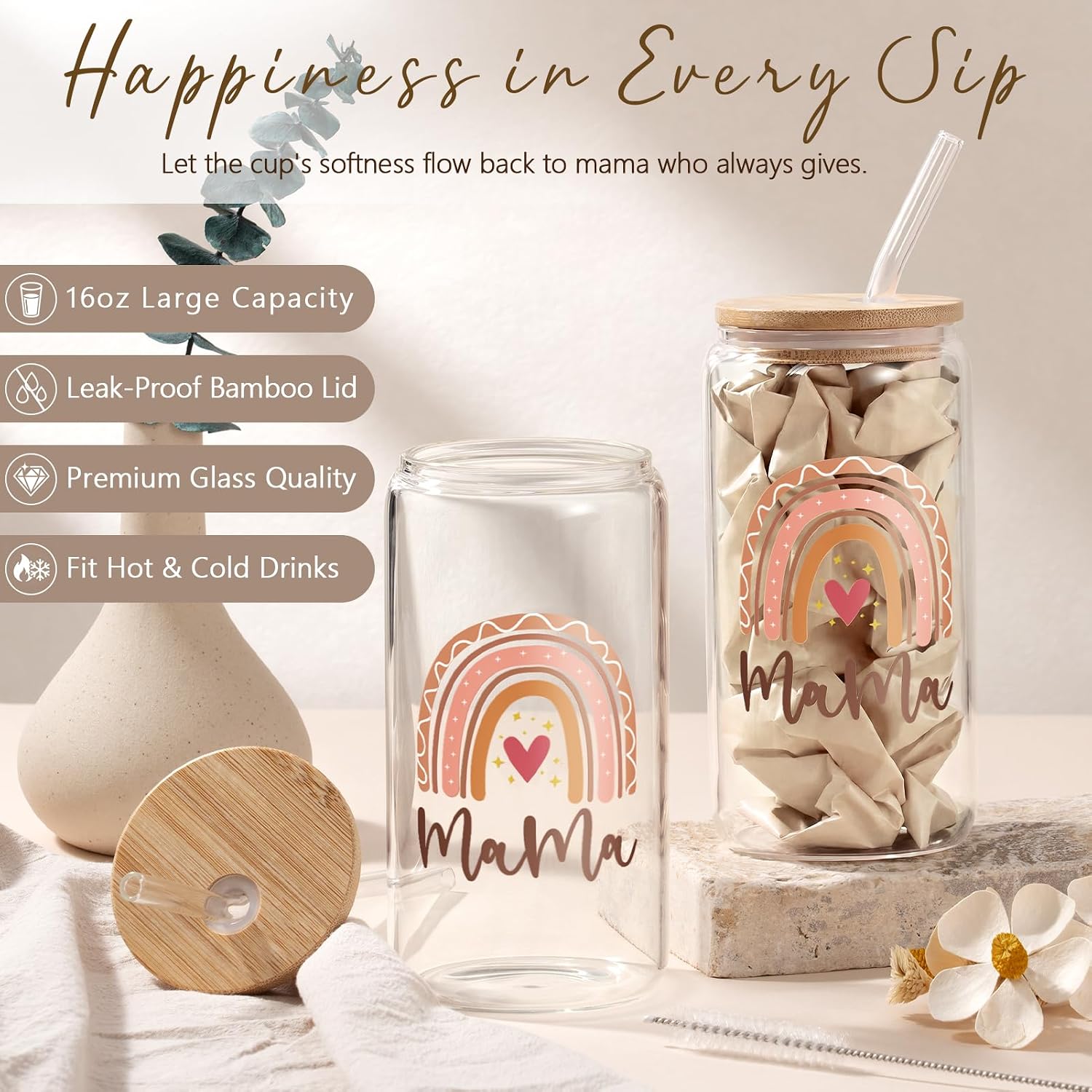 New Mom Gifts for Women, Postpartum Gifts for New Mom Care Package, After Birth Essentials for Moms To Be Pregnancy Gift Baskets for Expecting Pregnant First Time Moms, Gender Reveal Gift Push Present