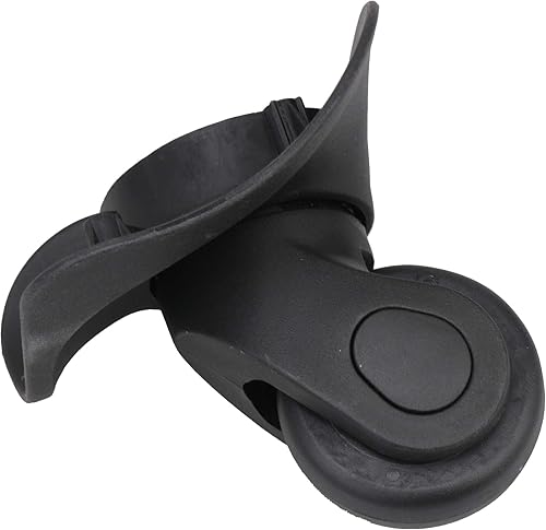 Miniatura 5 de BQLZR Ruedas giratorias de equipaje de 3.6 in x 4.2 x 1.9 in, de plástico, color negro, para izquierda y derecha, piezas de repuesto para bricolaje,