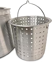 Vista 6 de Olla de aluminio con cesta vaporizadora, Plateado