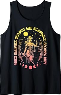When Injustice Becomes Law Resistance Becomes Duty RBG Quote Tank Top