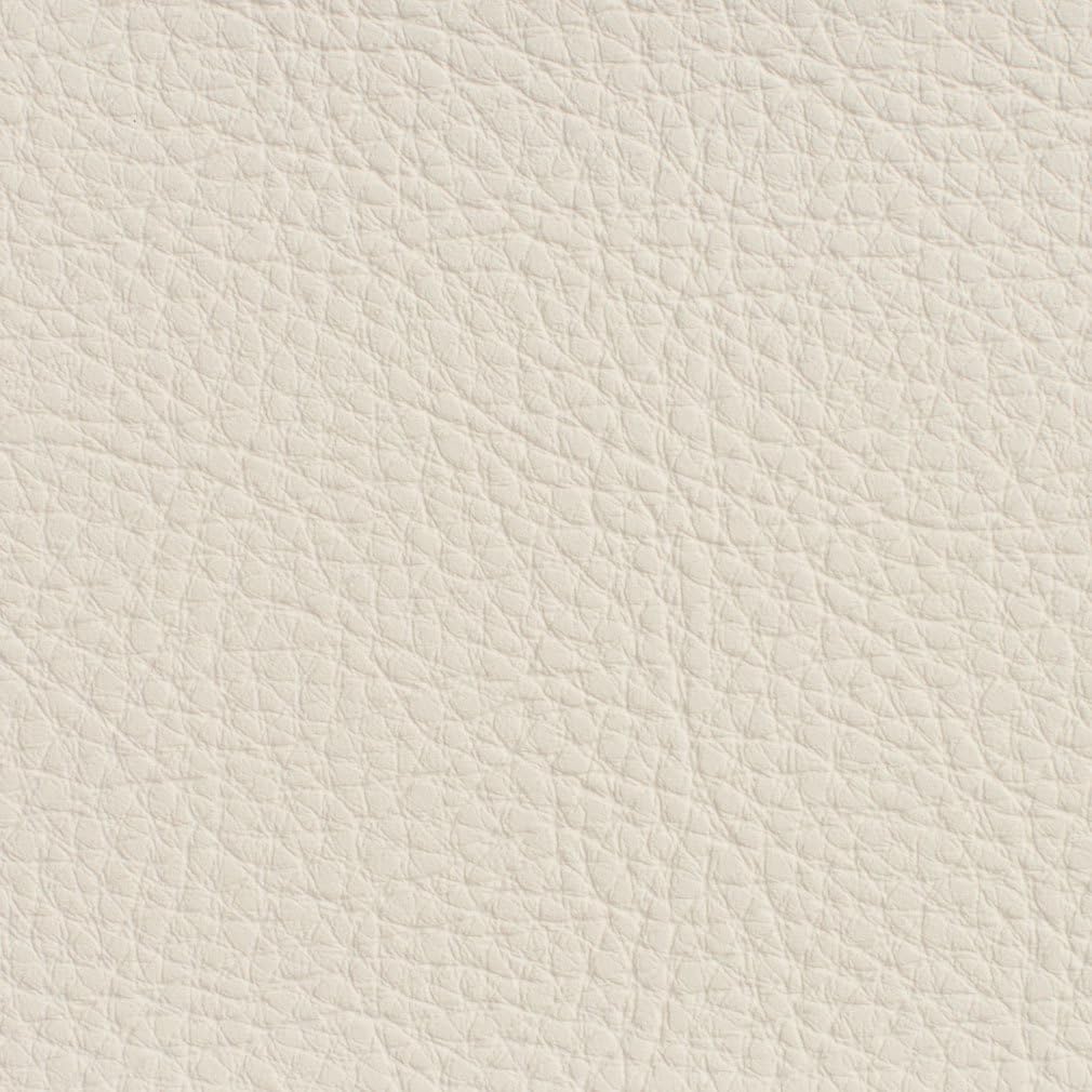 True White Pebbled Outdoor Indoor Faux Leather Upholstery Vinyl by The Yard - SKU: Janelle Natural
