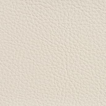 True White Pebbled Outdoor Indoor Faux Leather Upholstery Vinyl by The Yard - SKU Janelle Natural