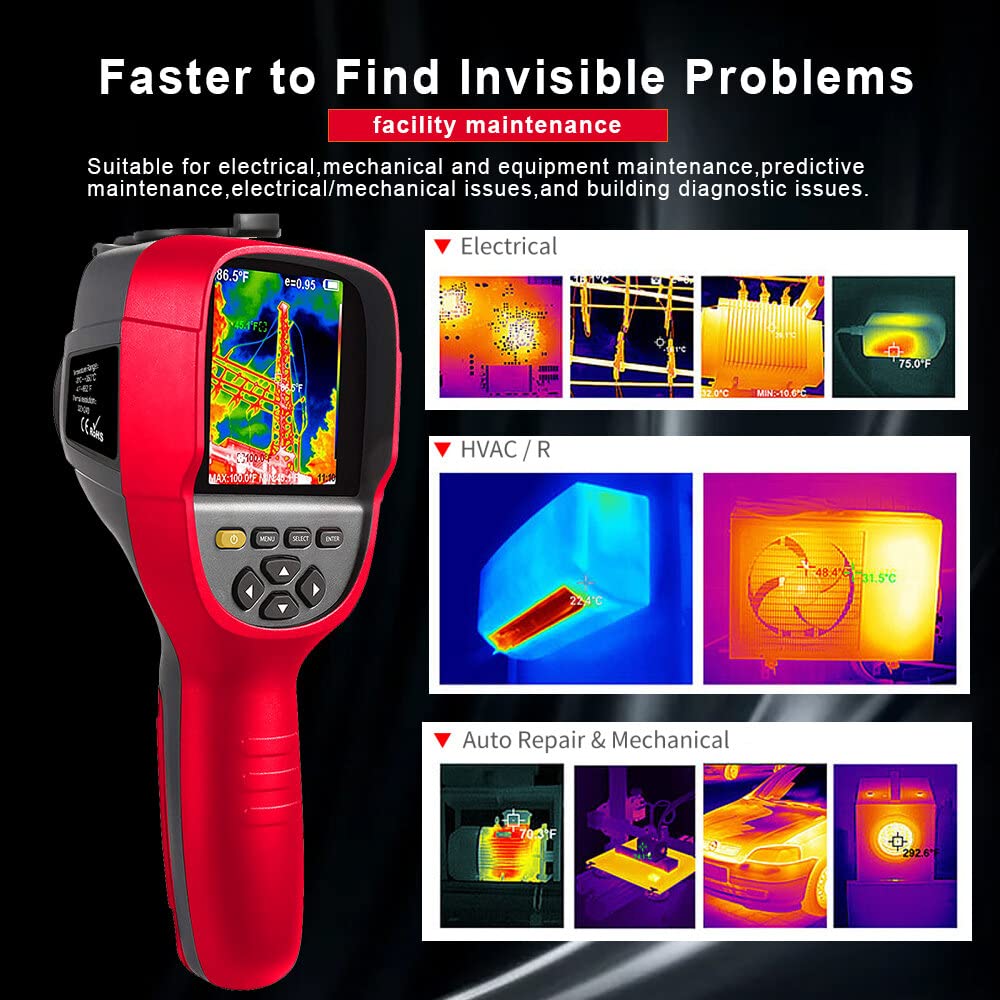 ET692D 320 * 240 Handheld Infrared Thermal Imager -20?~350? PC Software Analysis Industrial Thermal Imaging Camera Infrared Thermometer