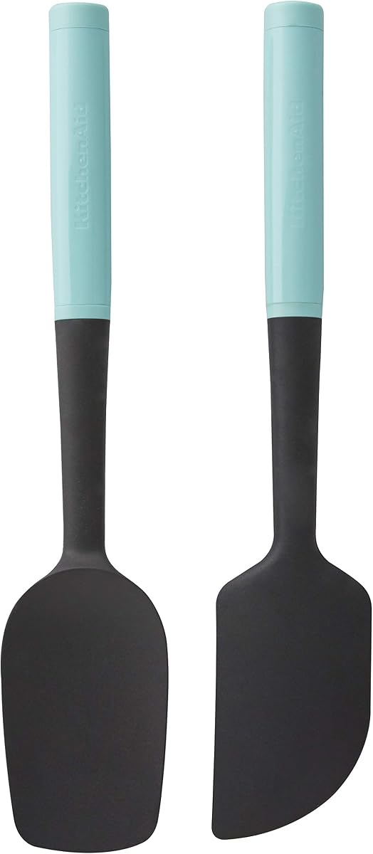 Set de Espátula Universal KitchenAid, 2 Piezas, Aqua Sky