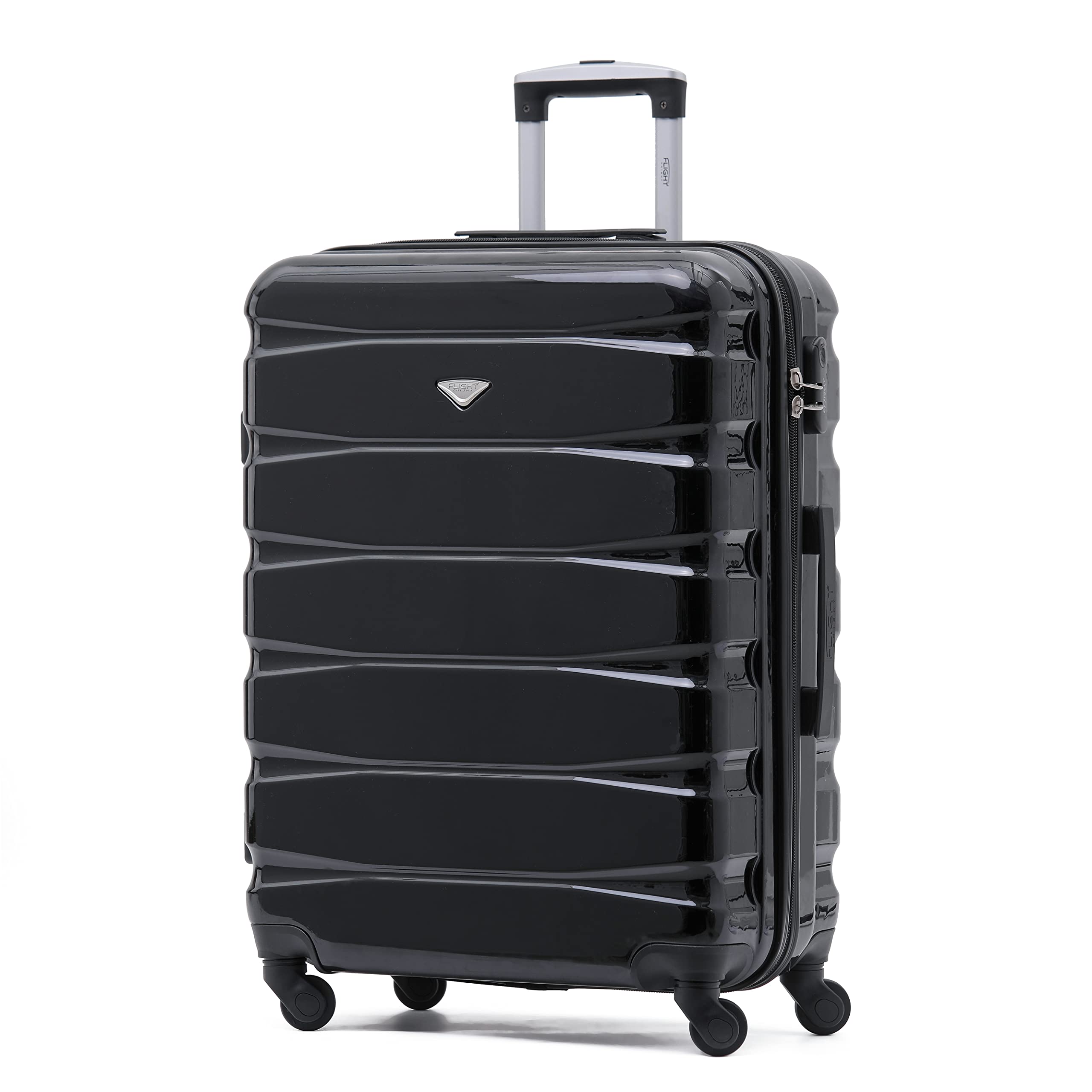 Flight Knight Lightweight 4 Wheel ABS Hard Case Medium Suitcase Approved for Over 100 Airlines Including easyJet, British Airways, Ryanair, Jet2, Emirates & Many More - Check-in Medium Size 25" — view 199