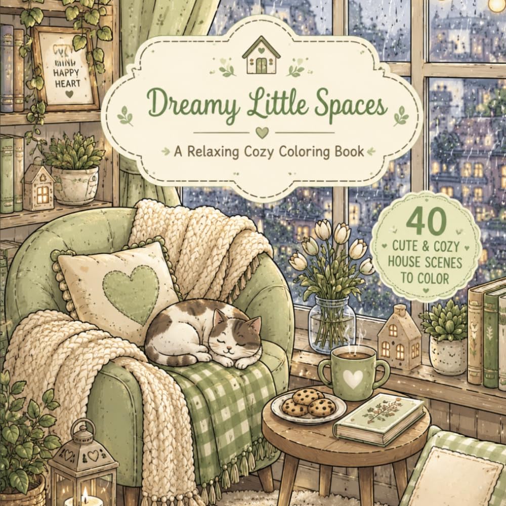 Dreamy Little Spaces: Cute & Cozy House Scenes for Relaxation and Creativity