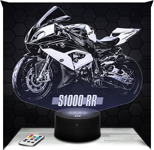 Lampe Moto BM S1000Rr Veilleuse 3D Motard Lampephoto.fr