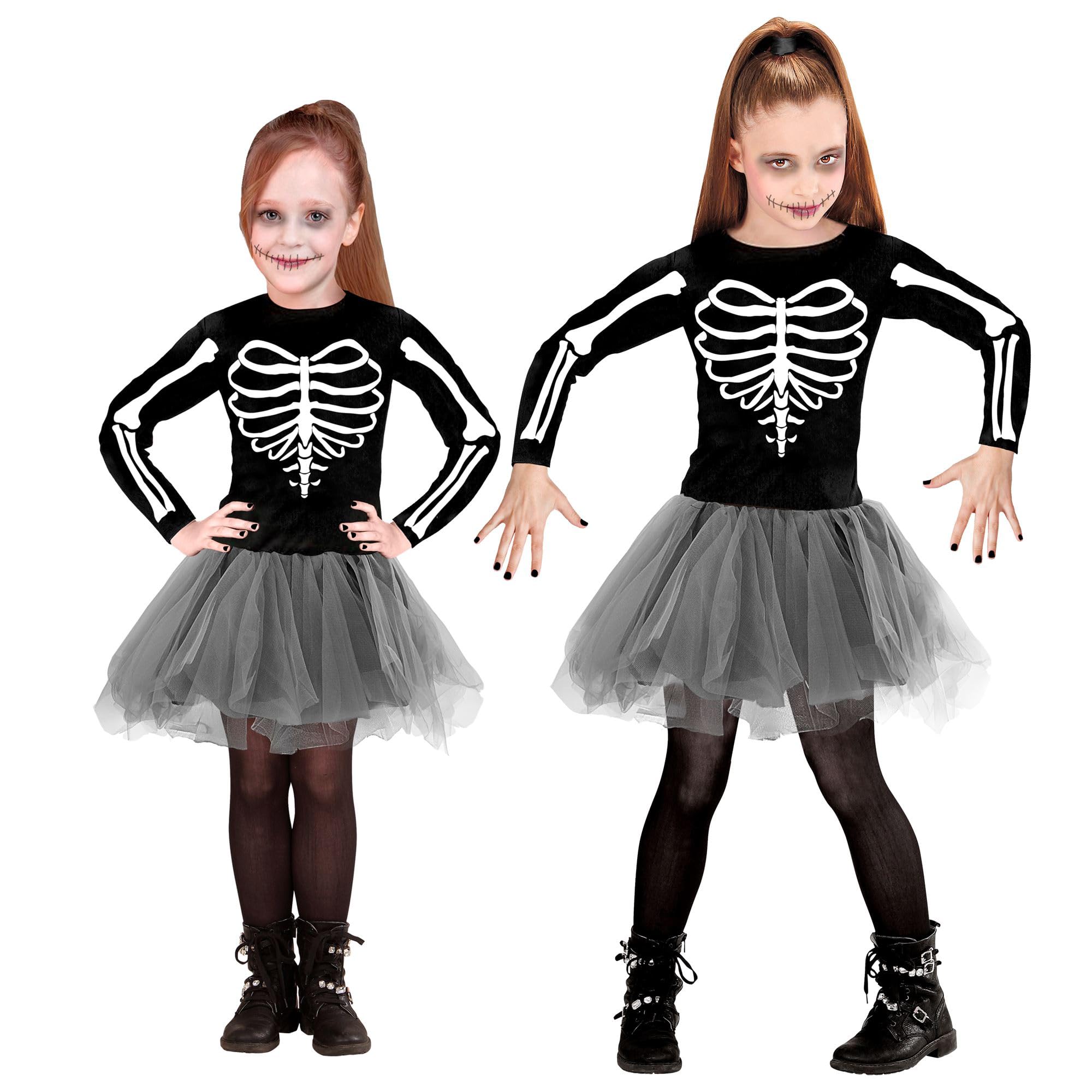 Widmann Skeleton Dancer Grim Grim Reaper Costume for Children Halloween Costume