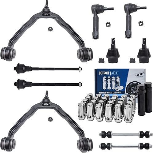 Miniatura 58 de Detroit Axle - Kit de suspensión frontal de 12 piezas para Toyota Corolla 2003 2004 2005 2006 2007 2008, 2 brazos de control inferiores, 2 rótulas