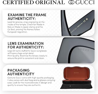 Gucci GG1844SA Cat Eye Shape GG Interlocking Logo Sunglasses wih Luxury Eyewear Kit