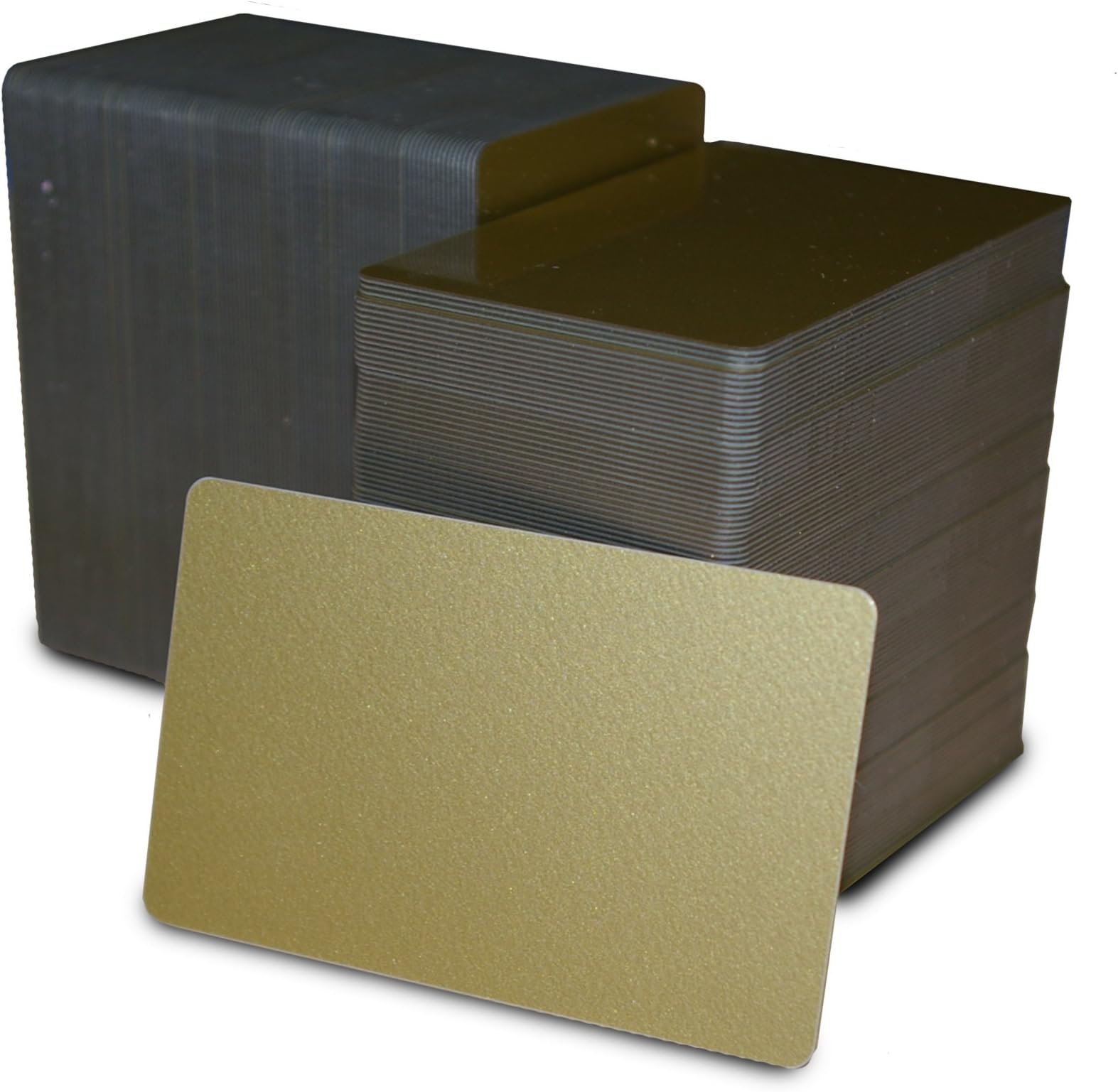 ACB Ltd: Blank Gold PVC Plastic ID Cards x50