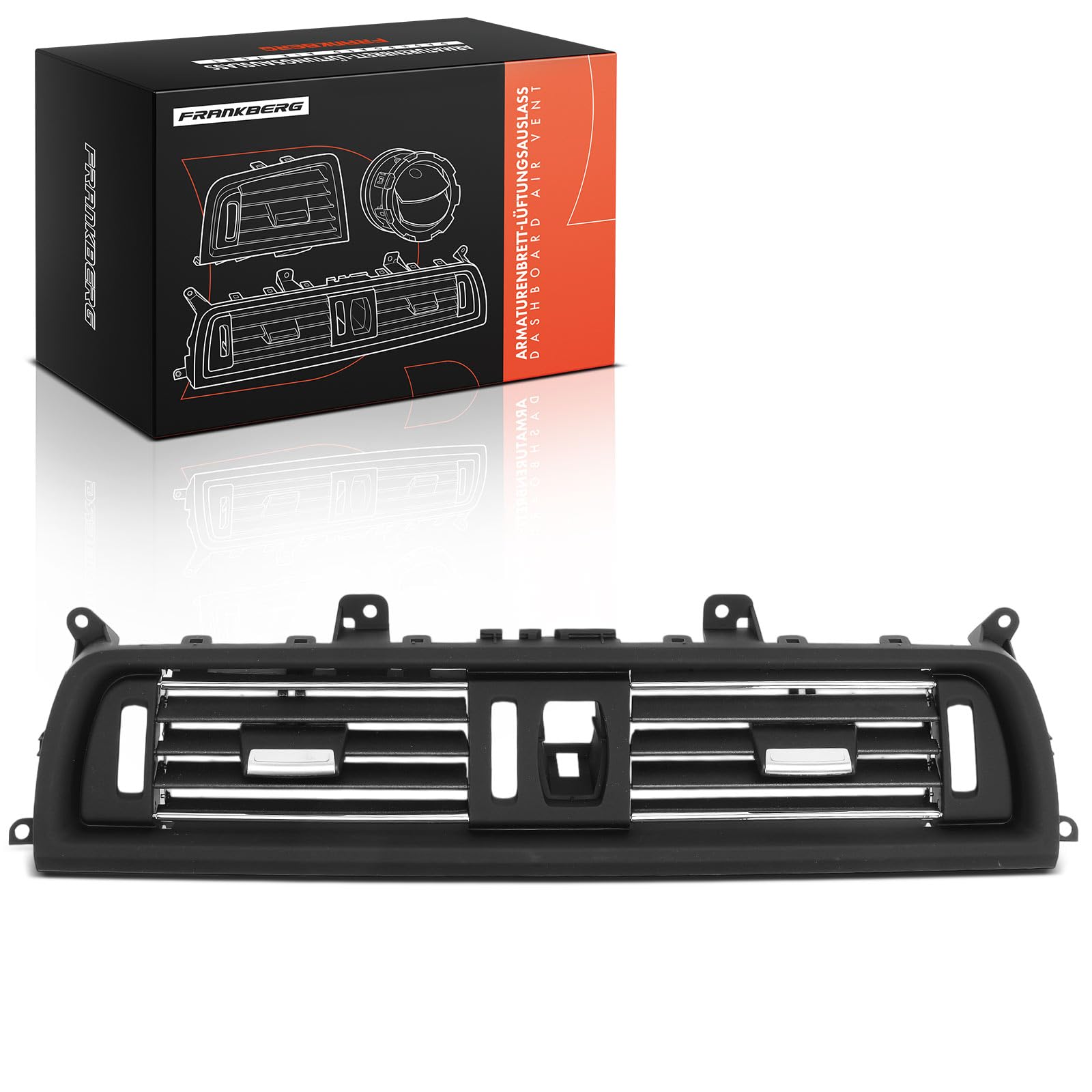 Frankberg Griglia di Valvolaazione Bocchetta dell'aria Compatibile con Serie 5 F10 518-535d xDrive 520-550i xDrive Serie 5 Touring F11 518-535d xDrive 520-550i xDrive Replace# 64229166885