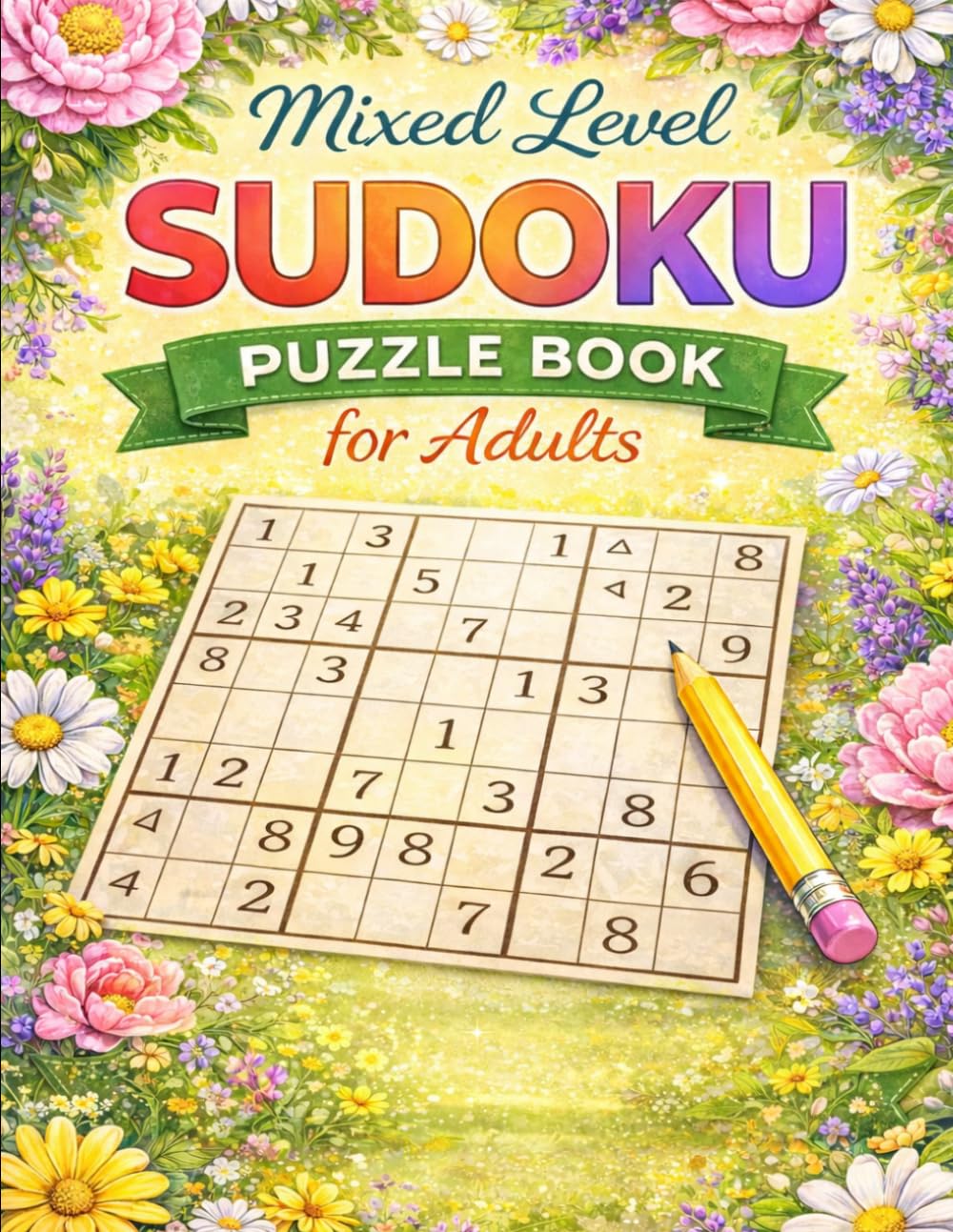 Mixed Level Sudoku Puzzle Book for Adults (Sudoku Puzzle Book Collection)