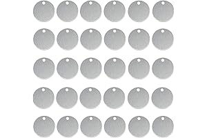 50 Pack Dog ID Tags Stamping Blanks