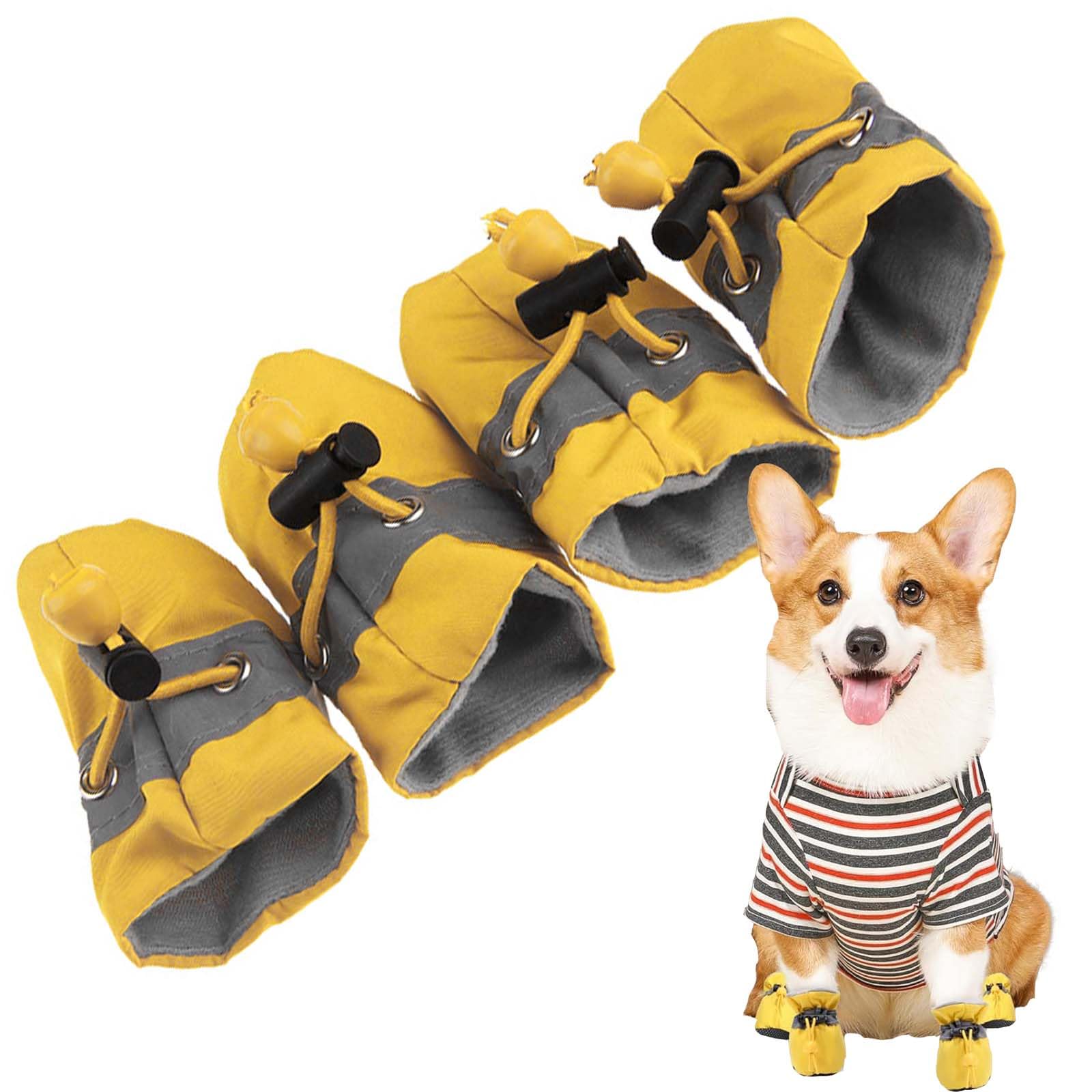 Amazon.co.jp: PAVIKE靴 犬用 【4個セット】犬用シューズ ドッグ