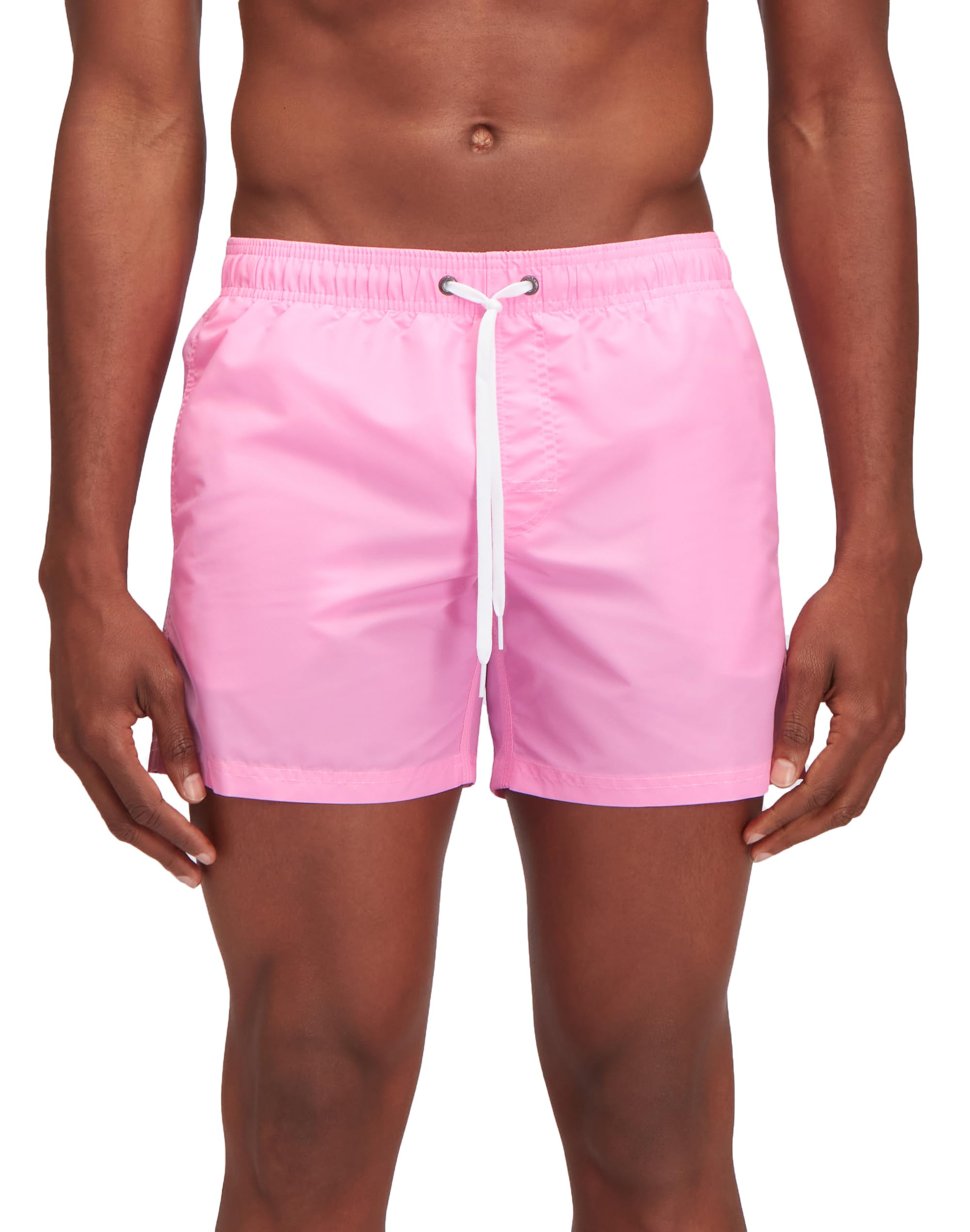SUNDEK Mens Elastic Waist Boardshort, Swim Trunks 14" Length 5" Inseam Maillot de Bain Homme
