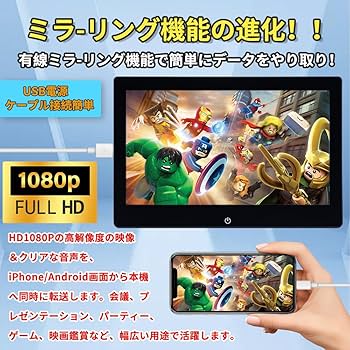 Amazon.co.jp: ULOPOPオンダッシュモニター10.1インチ超薄い