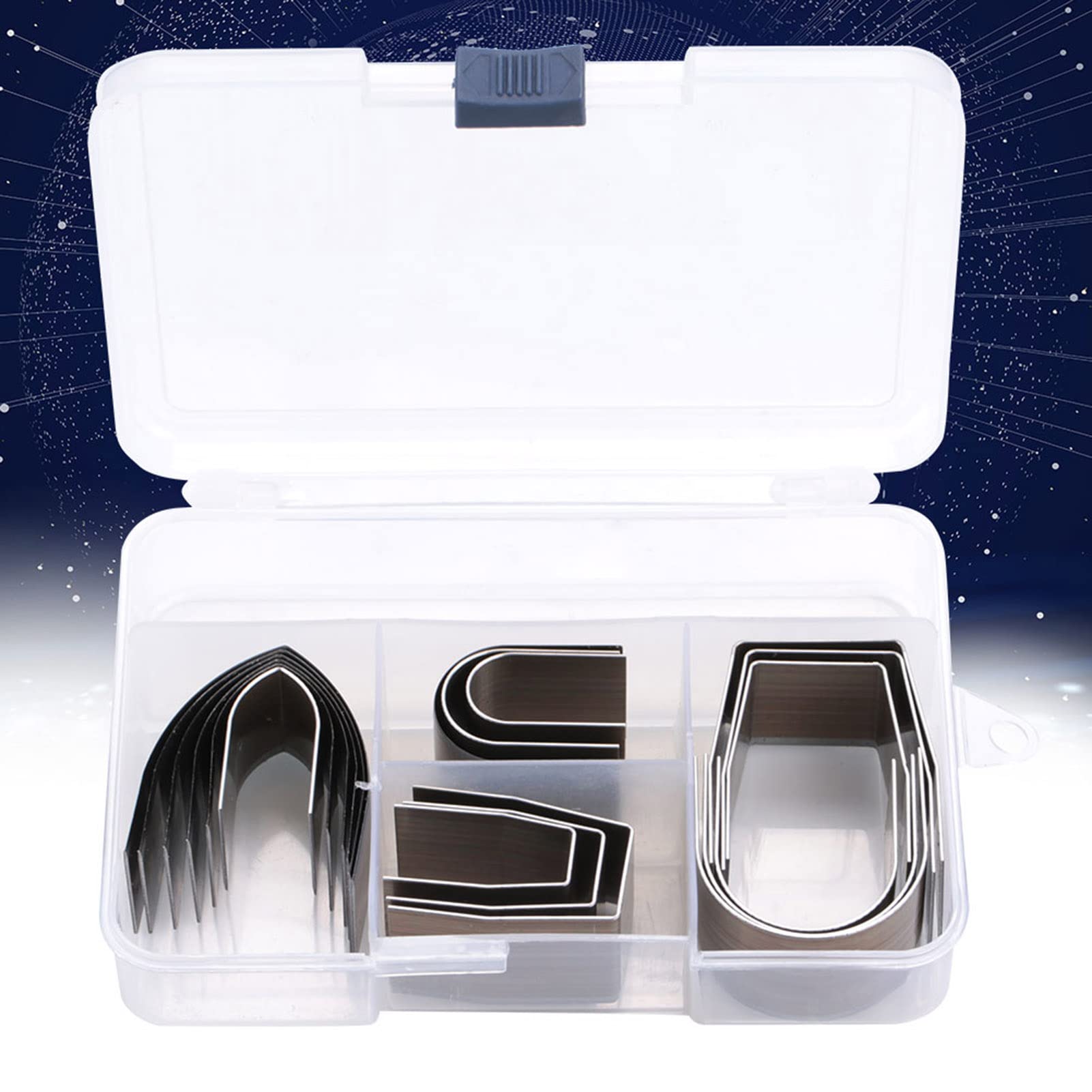 18pcs in lega di alluminio universale in pelle artigianale foro cutter vuoto impronta Punch Set Kit strumenti di punzonatura in pelle fai da te