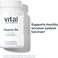 Vista 6 de Vital Nutrients Vitamina B6 Vitaminas veganas metiladas B6 para el sistema nervioso, músculo, salud ósea* Vitamina B6 de alta potencia