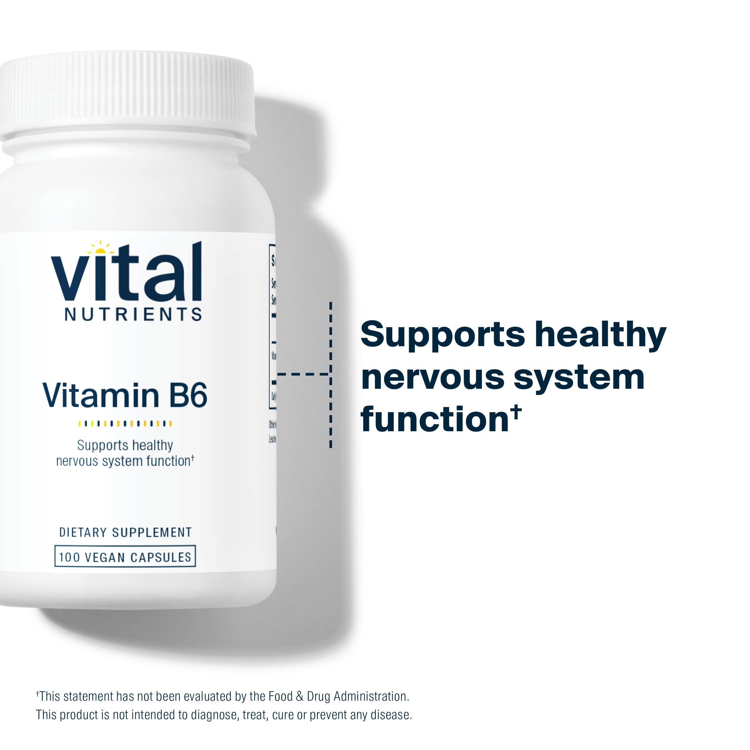 Vital Nutrients Vitamin B6, 100 Capsules — Amazon image 6