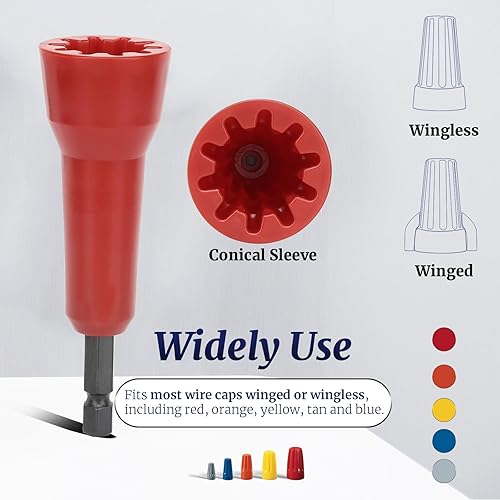 Miniatura 2 de Herramienta de torsión de alambre, tornador de tuerca de tapa de alambre, herramienta de torsión de alambre y enchufe de conector de alambre