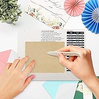 Vista 6 de Tablero de puntuación - Marcador para manualidades de papel, herramienta de puntuación, fabricante de sobres para manualidades en papel, tableros