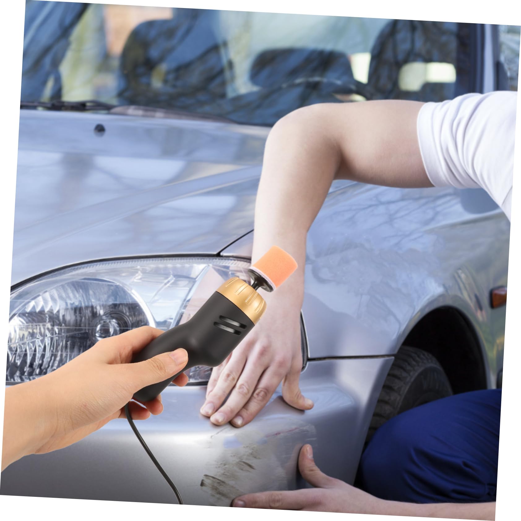 Mobestech Máquina Reparadora De Arañazos Pulidora Para Coche Herramienta De Kit De Pulidores y Abrillantadores Reparación De Arañazos Para Interiores De Coche Talleres o Garajes