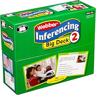 Super Duper Publications | Inferencing Big Photo Set 2 Flash Cards | Problem Solving, Reasoning and Critical Thinking Skills Fun Deck | Educational Learning Materials for Children