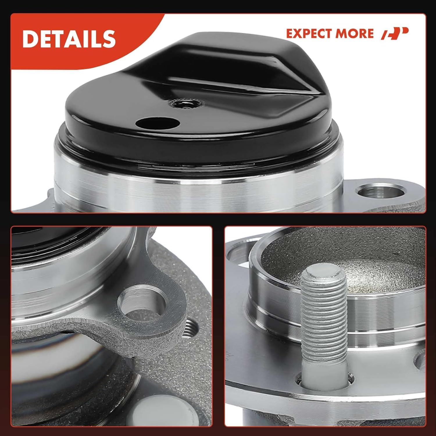 A-Premium 2 x Rear Wheel Bearing and Hub Assembly with 4-Lug Compatible with Nissan Versa 2020-2024, Kicks 2018-2024 - Image 8