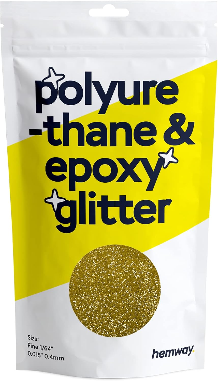 Hemway Resin Glitter Gold 100g Fine