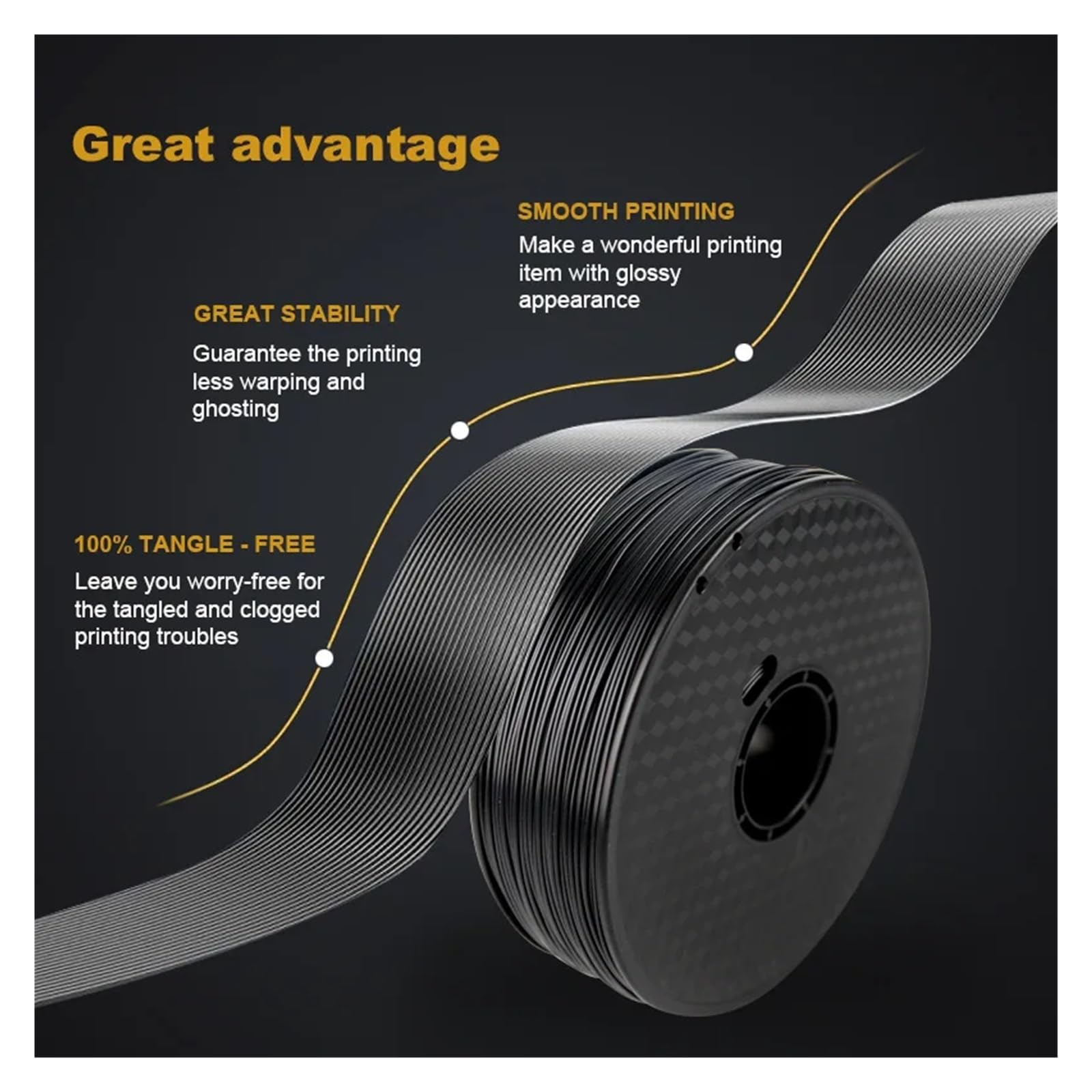 Znacznik skanowania 3D Filament do drukarki 3D 1,75 mm 250G TPU Filament do drukowania 3D z tworzywa sztucznego, elastyczne materiały do ​​drukowania żarnika Szary Czarny Czerwony Kolor Markery odbici