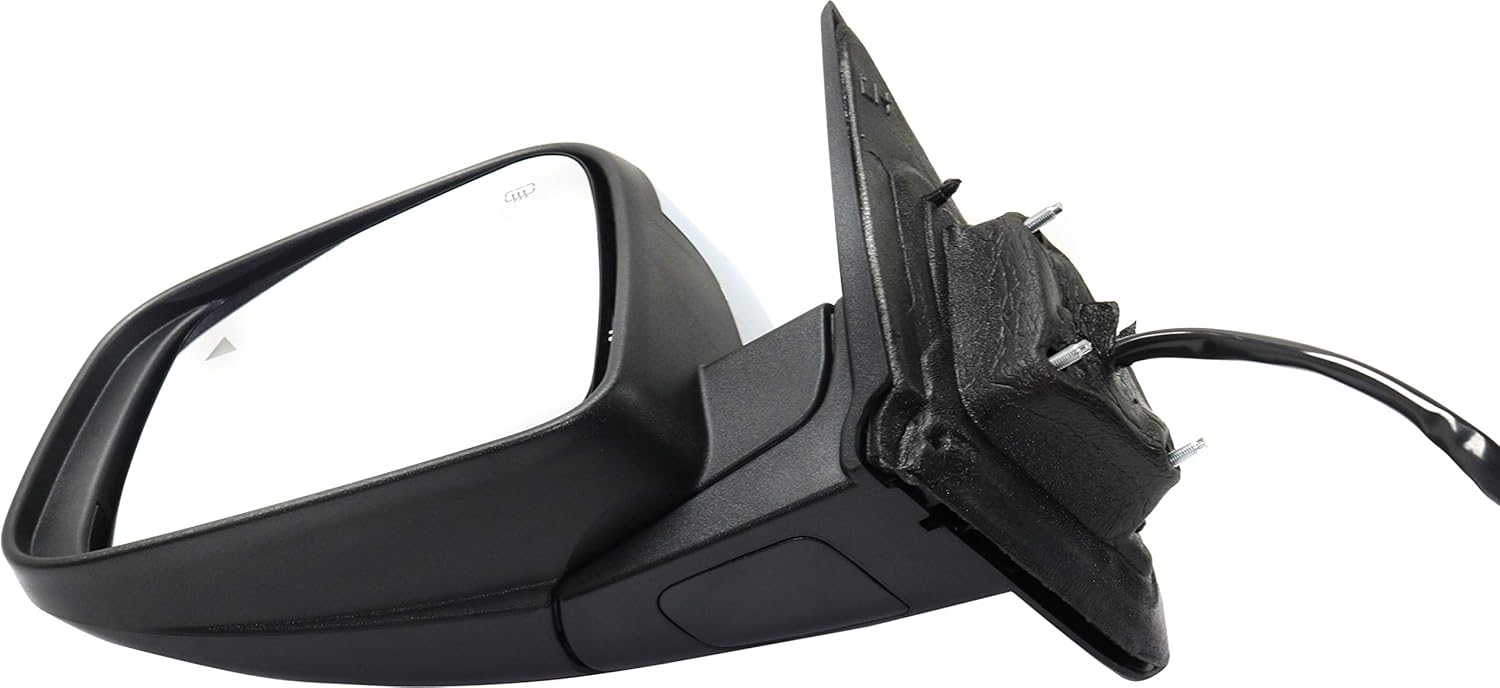 Garage-Pro Driver Side Power Heated Mirror for Dodge Durango 2011-2022 With Signal Light, Blind Spot Monitor & Memory; Without Auto-Dimming Chrome