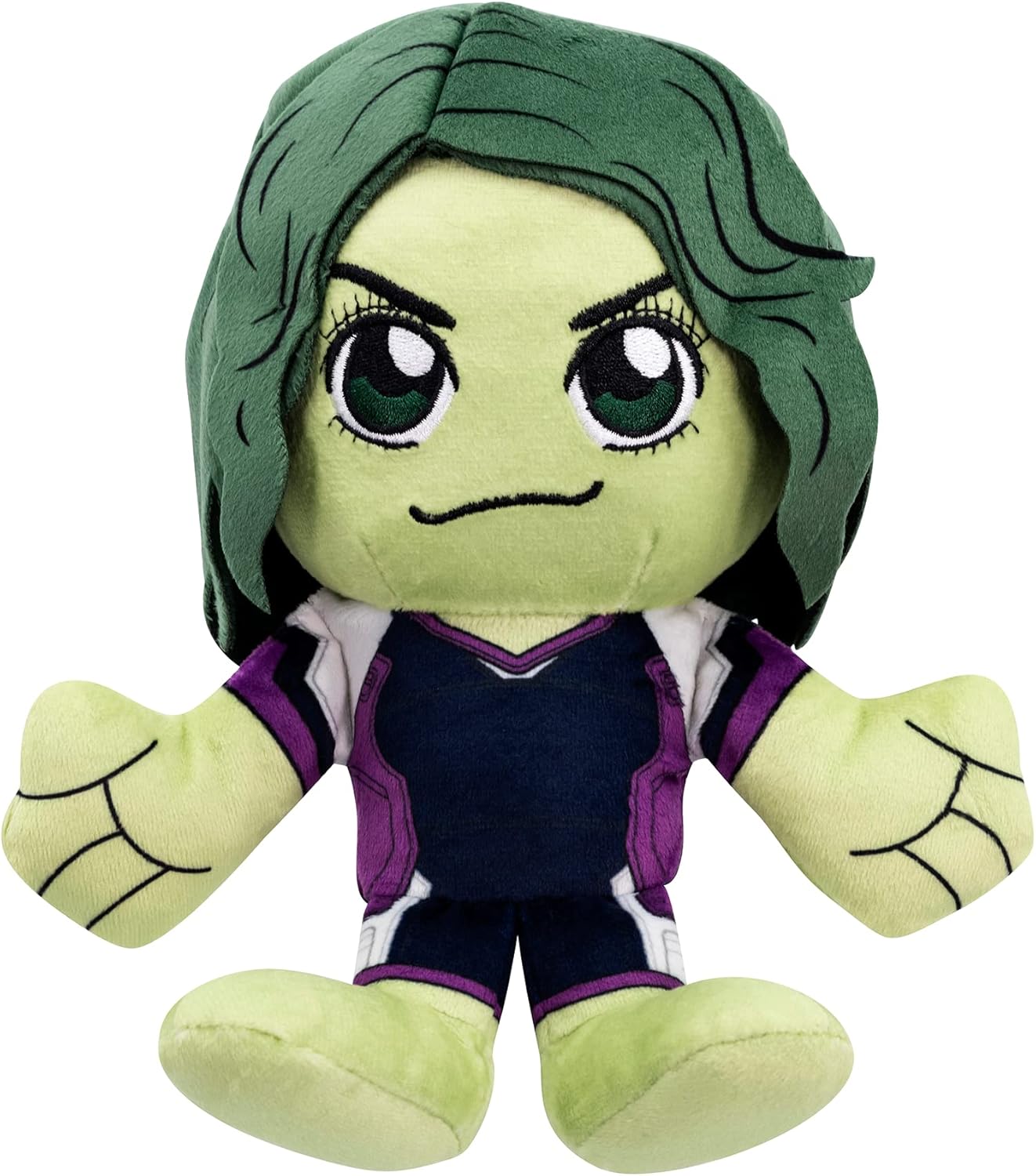 Bleacher Creatures Marvel She Hulk 8" Kuricha Sitting Plush- Soft Chibi Inspired Toy