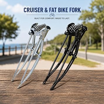 BBR Tuning Heavy Duty Springer Fork Chrome - 26 Inch Suspension Fork