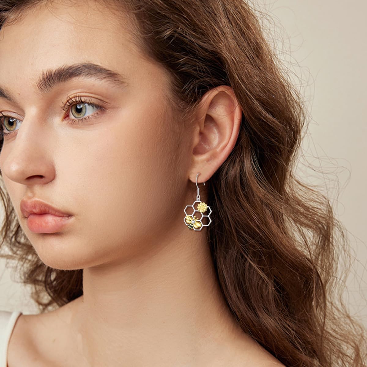 Bee Gifts for Women Girls, Honey Bees Bumble Bee Earrings Jewelry - Image 7