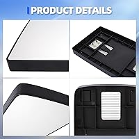 Vista 6 de Yuanone - Cristal de repuesto para espejo superior Kenworth T680 T880, con descongelación calentada