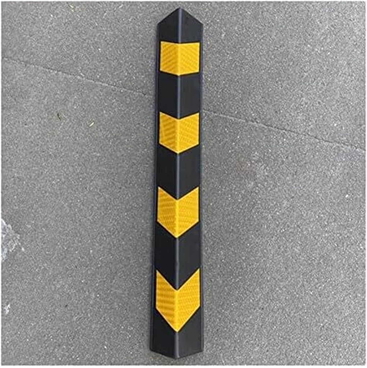 Garage Wall Protector,Car Parking Protector,Rubber Column,L-Shape Corner Guard Reflective Yellow Strip,Ground Floor Garage Protection Wall Corner Guards,1cm Thick (Color : Yellow, Size (Color : Yello