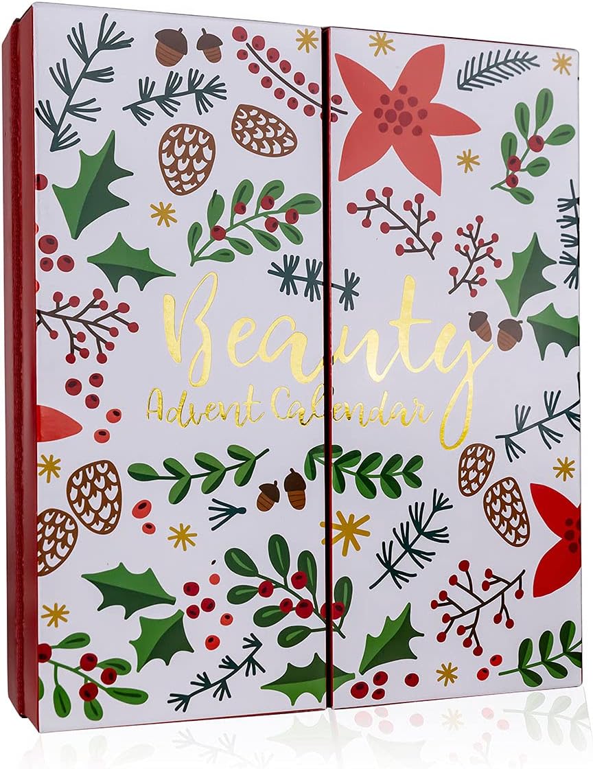 accentra Adventskalenderskönhet med 24 smink & kosmetiska produkter