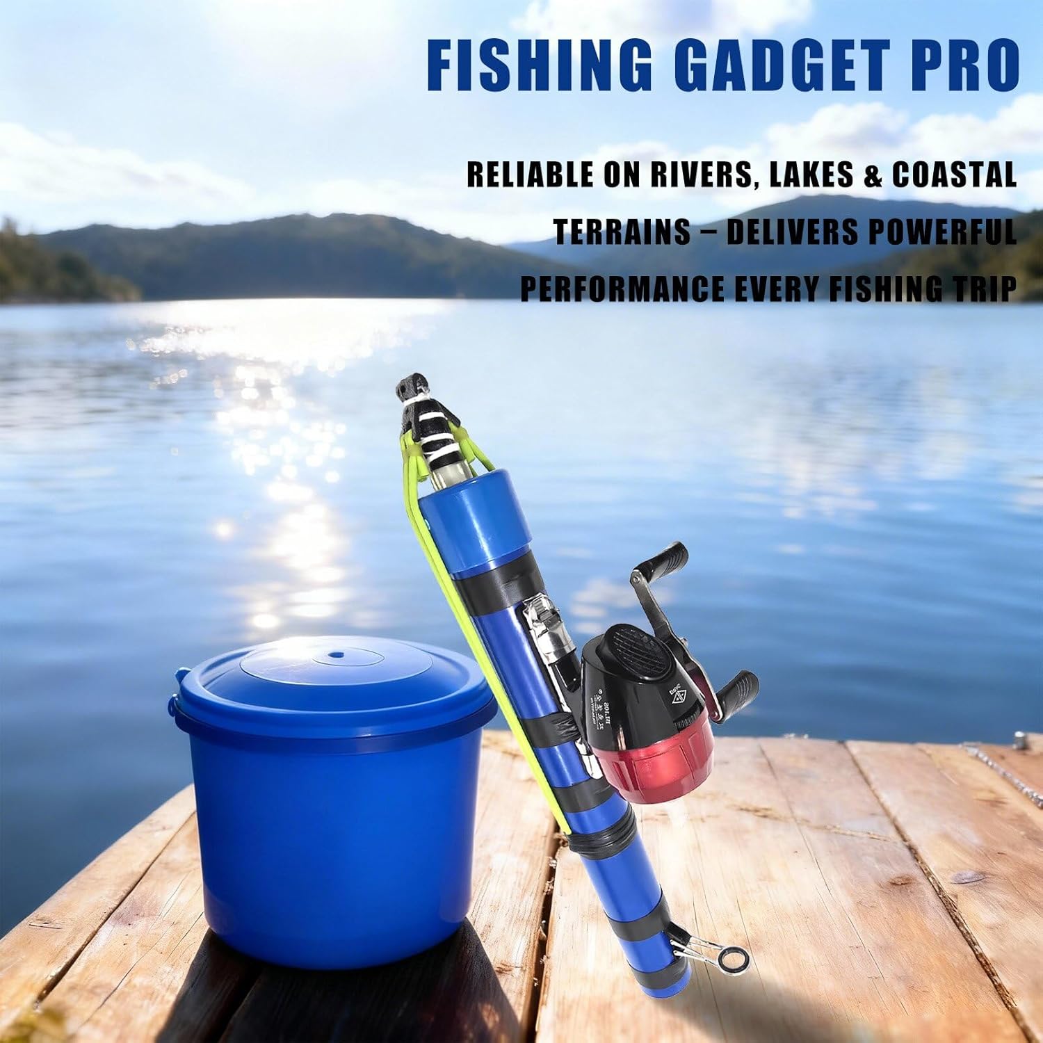 Fishing Catapult Rod, 2026 Upgraded Professional Lure Launcher with Slingshot Reel, Portable & Telescopic Fishing Pole for Saltwater & Freshwater