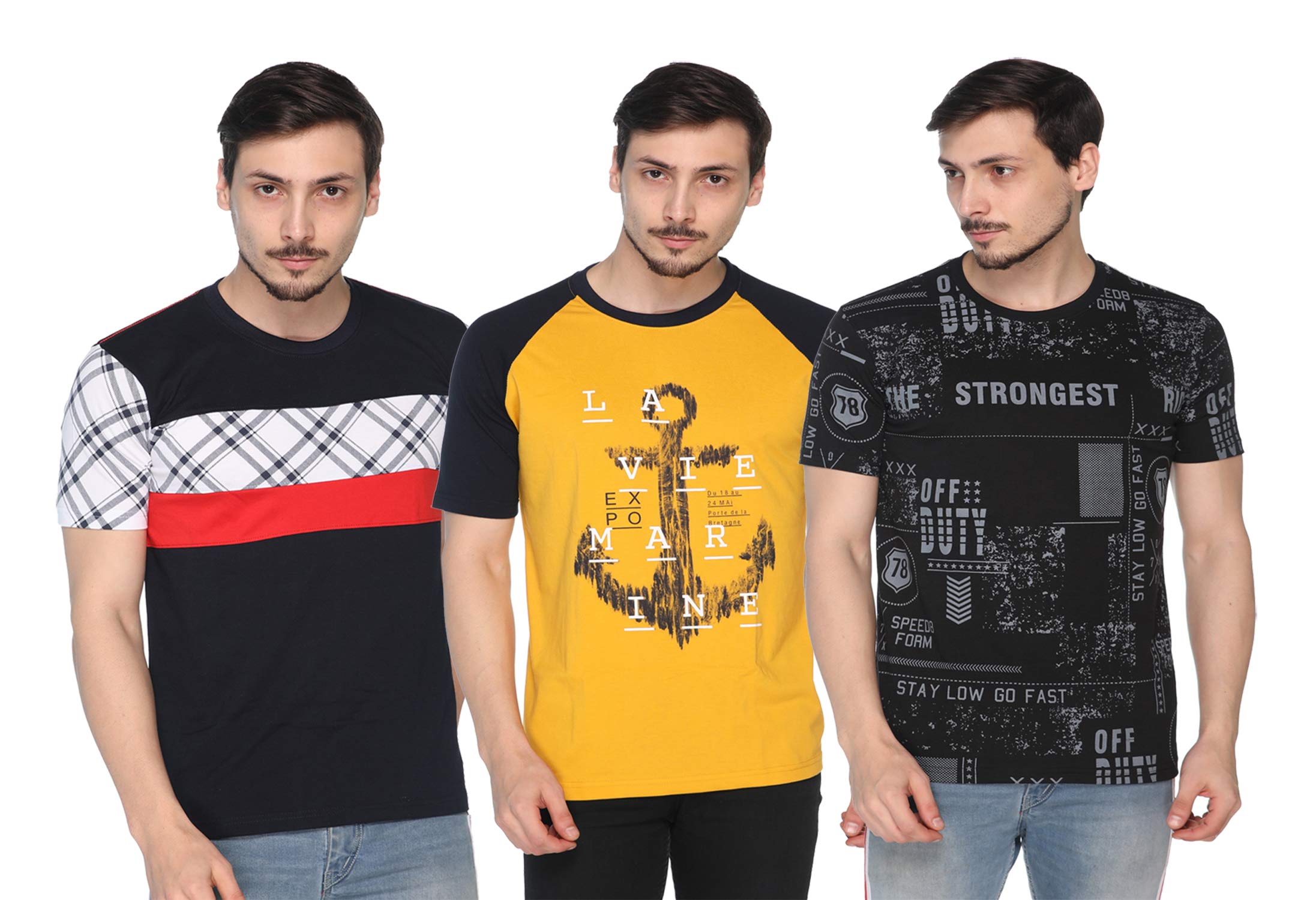 SHAUN Men Half Sleeve T-Shirt