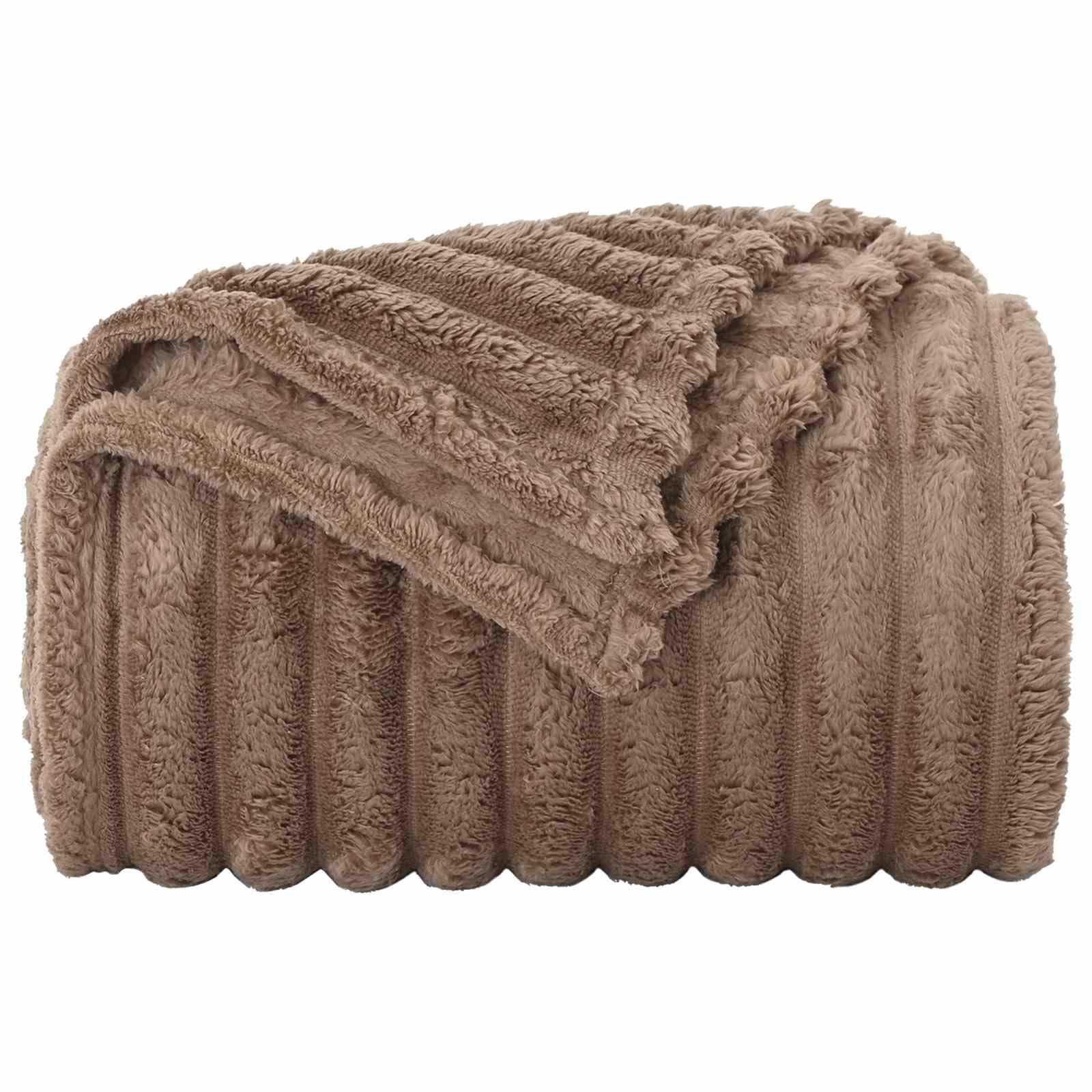 Narzuta z polaru wielbłąda, 6 sztuk, 200 x 150 cm, lekka i przenośna, jako narzuta na łóżko, koc na sofę, do sypialni, salonu, na piknik i podróż, uniwersalna narzuta