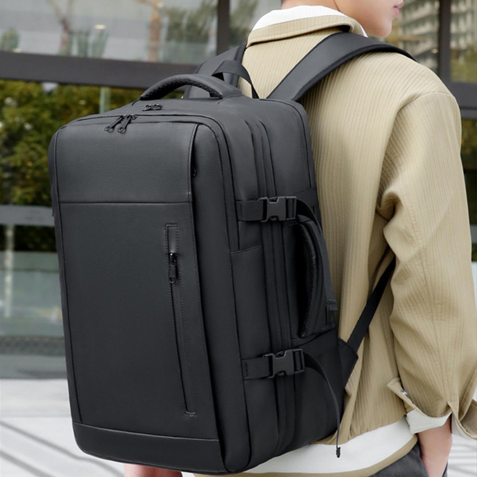 Vakuum-Rucksack Für Reisen Wasserdicht Ergonomisch Großes Fassungsvermögen | Große Kapazität Vakuum-Kompressionsbeutel für Reisen, Outdoor, Camping, Wandern, Pendeln, Alltag, Freiz