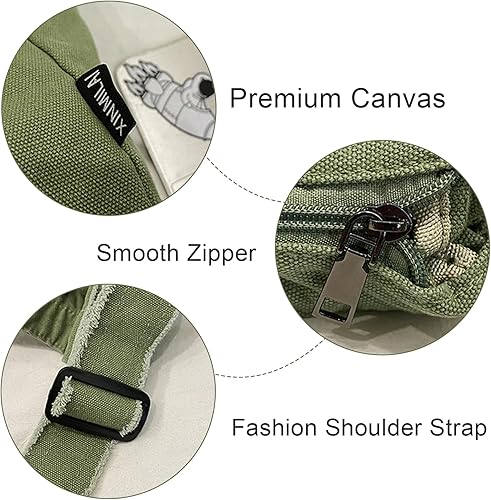 Miniatura 2 de Bolsos de lona para mujer, bolsos de hombro grandes, bolsas cruzadas informales, bolsa de mensajero, bolsa de compras, viajes