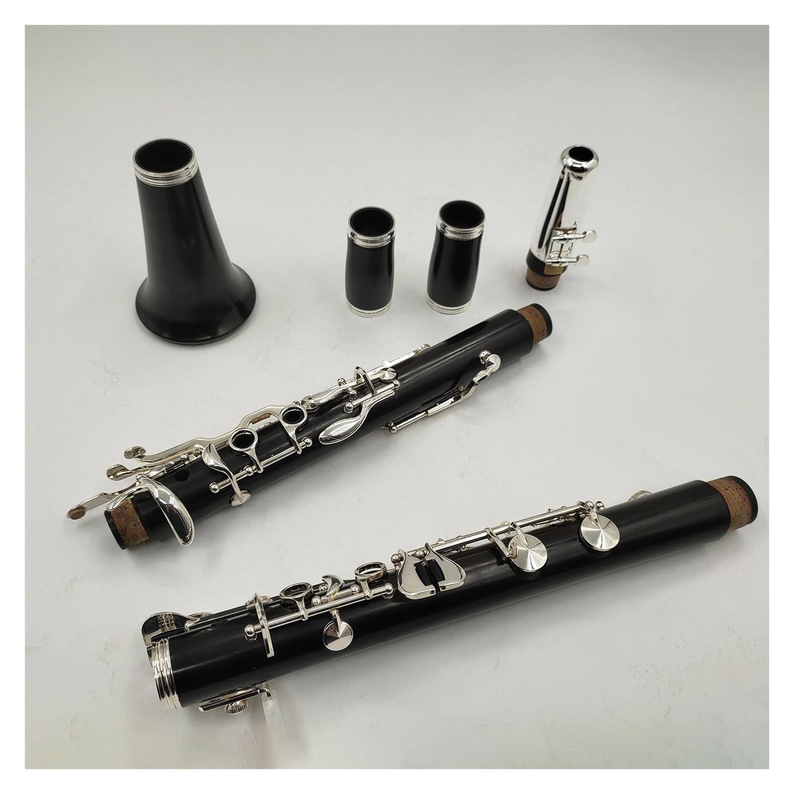 Clarinetto Con Corpo In Legno Di Ebano Tono G A 18 Tasti Con Custodia E Accessori Clarinetto per Principianti