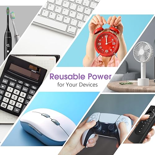 Miniatura 3 de Paquete de 12 baterías AA recargables de litio, 3600 mWh, de alta capacidad, 1.5 V, de iones de litio AA con cargador, baterías de tamaño AA de