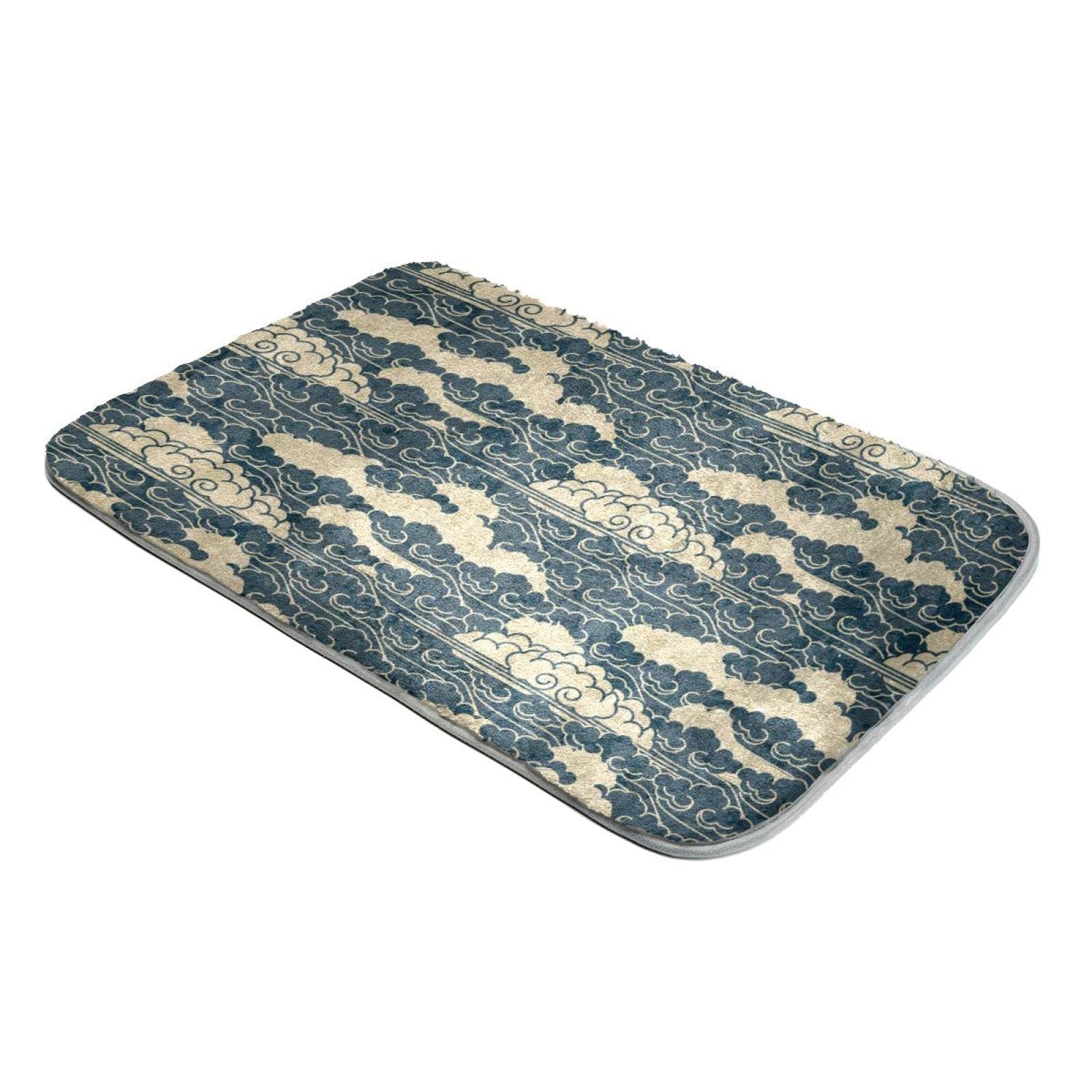 Tapis traditionnel japonais nuage blanc en fausse fourrure douce pour salon
